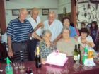 Laura In�s Santacruz de Dell'Oso cumpli� 90 a�os y lo festejaron el 20 de febrero en 