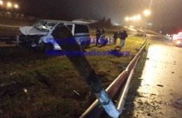 En Ruta 7, una combi de Salto protagonizó un accidente y los pasajeros debieron ser trasladados al Hospital de Luján