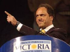 Scioli festej� esta semana haber recuperado la calma en el escenario pol�tico como para volver a instalar su proyecto personal que lo habilite para una reelecci�n.