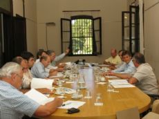 Reuni�n encabezada por el ministro de Asuntos Agrarios, Ariel Franetovich.