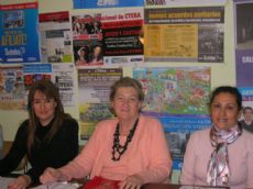 Nancy Braschi, Susana Lafalce y Laura Braveti.
