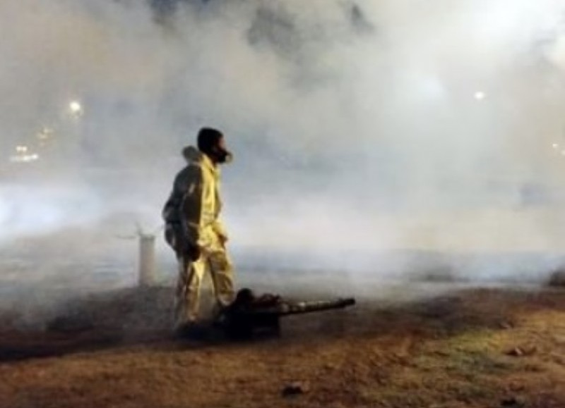 La Municipalidad extrema los cuidados contra el dengue: fumigación y desmalezado
