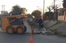 Obras en Avenida Italia