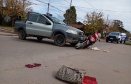 Una mujer herida tras fortísima colisión en Italia y Córdoba