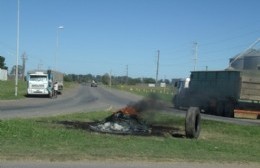 Se profundiza el paro de transportistas y en Salto se unieron a la medida de fuerza