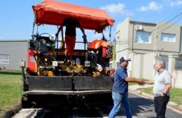 Se pavimentaron seis cuadras entre los Barrio Molino y Valacco