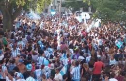 Argentina a la final, Salto festeja