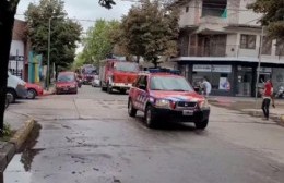 Con un aplauso infinito, los vecinos recibieron a los bomberos de Salto