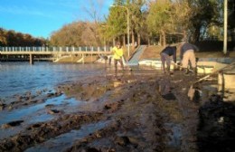 Retoman la limpieza en el Río Salto