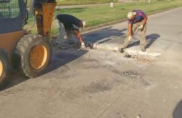 Reparación de baches en varios puntos de la ciudad