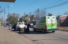 Almirante Brown y Arredondo, escenario de un nuevo accidente de tránsito