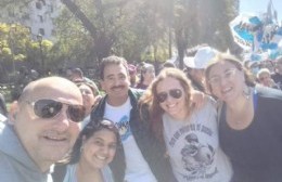 Saltenses participaron de la manifestación en Plaza de Mayo en apoyo a Cristina Kirchner