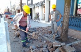 Comenzó la obra de modernización de la calle Buenos Aires