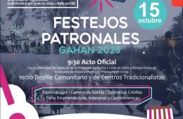 Festejos Patronales Gahan 2023