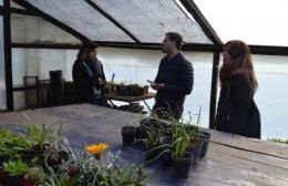 Recorrida por obras en marcha en la Escuela Agropecuaria de Gahan