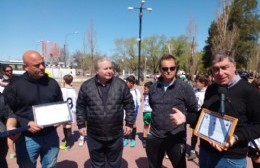 Jornada de futsal: el intendente participó del inicio del primer partido