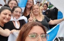 Con Carolina Sol Rodríguez a la cabeza, La Cámpora Salto acompañó a Cristina en Plaza de Mayo