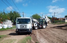 Barrios complicados tras la tormenta: el Municipio realizó trabajos en Retiro