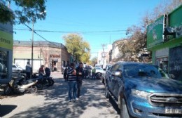 Leve incidente vial en calle Avellaneda