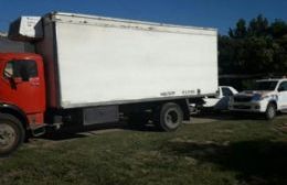Retuvieron camión utilizado para el reparto de carne