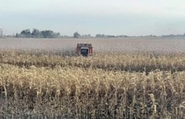 Bomberos de Arroyo Dulce combatieron dos incendios en la zona rural