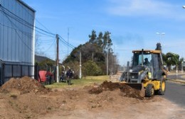 El Gobierno local dio inicio a una importante obra hidráulica en calle África