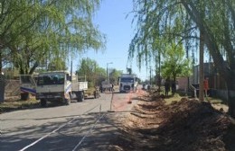 Arrancó la obra de reconstrucción de la arteria Soldado Argentino