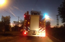 Principio de incendio en un domicilio de calle Francia