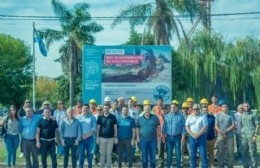 Alessandro supervisó importante inicio de obra en Arroyo Dulce