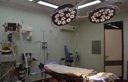 Renovaron el sistema de iluminación quirúrgica en el Hospital Municipal