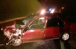 La lluvia habría sido el desencadenante de un choque frontal en la Ruta 191