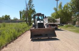 Obras de limpieza y saneamiento en los barrios