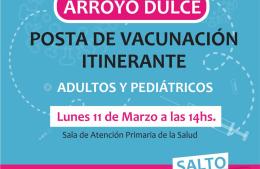 Jornada de vacunación en Arroyo Dulce
